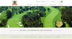 Desktop Screenshot of beverlygolfclub.org